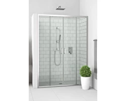 [317157] Душевой уголок Roth Lega Line, 110 х 80 см, дверь раздвижная, стекло прозрачное +53400 ₽