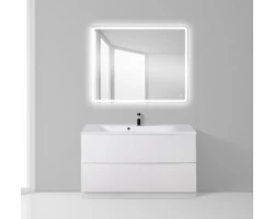 [317825] Тумба под раковину BelBagno Marino MARINO-1000-2C-PIA-BL-P, 100 х 44.5 х 80 см, Bianco Lucido - белый глянец +23660 ₽