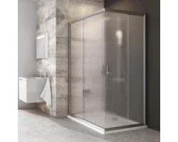 [333872] Душевой уголок Ravak Blix BLRV2K, 80 х 110 см, профиль сатин, витраж грейп, 1XV40U00ZG/1XVD0U00ZG +133740 ₽