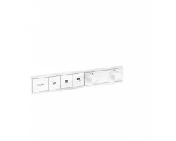 [335514] Смеситель Hansgrohe RainSelect для душа, термостатический, белый матовый, 15381700 +232110 ₽