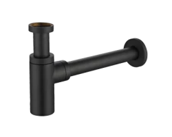 [340026] Сифон для раковины декоративный Omnires  черный, A186BL +8085 ₽