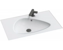 [340040] Стеклянная раковина Jacob Delafon Odeon Rive Gauche EB2562-DE2, 80 см, черный матовый +139990 ₽