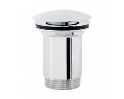 [340066] Донный клапан Omnires A706BP для раковины, клик-клак, универсальный, белый +2783 ₽