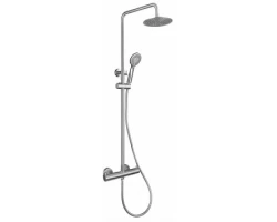 [357432] Душевая система BelBagno Nova NOV-VSC-T-IN с термостатическим смесителем, сатин +32690 ₽