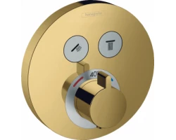 [401023] Термостат Hansgrohe ShowerSelect S, золото, 15743990 +113340 ₽