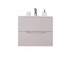 [429255] Тумба с раковиной Orange Line 60 см, Li-60TuL+Ra, подвесная, латте матовый +25979 ₽