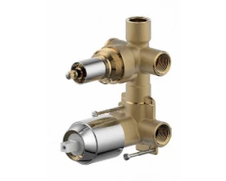 [435267] Смеситель Bravat на 2 потребителя, латунь, D982CP-B-ENG +8380 ₽