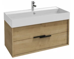 [441415] Тумба под раковину Jacob Delafon Vivienne 100 см, корпус арлингтонский дуб, фасад арлингтонский дуб, без ручек, EB1585- +47920 ₽