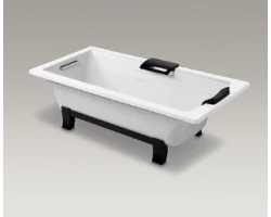 [446963] Ванна чугунная Jacob Delafon Archer, 170 x 80 см, отдельностоящая, с отверстиями для поручня, белая, E6D907-0 +198237 ₽