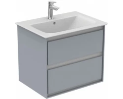 [461071] Тумба под раковину Ideal Standard Connect Air 60 см, подвесная, светло-серый глянцевый, белый матовый, E0818EQ +100124 ₽