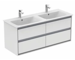 [461439] Тумба под раковину Ideal Standard Connect Air 120 см, подвесная, белый глянцевый, светло-серый матовый, E0822KN +161069 ₽