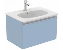 [465499] Тумба под раковину Ideal Standard Tesi 60 см, подвесная, серо-голубой матовый, T0046WI +54183 ₽