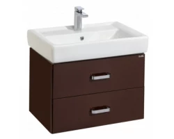 [472679] Тумба под раковину Акватон Америна 70 см, подвесная, темно-коричневый, 1A137601AM430 +13488 ₽