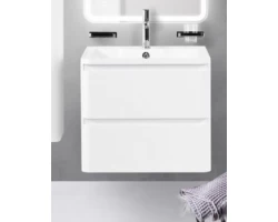 [474575] Тумба под раковину Belbagno Albano 60 cм подвесная, Bianco Lucido, ALBANO-600-2C-SO-BL +27590 ₽