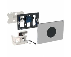 [476531] Клавиша смыва Geberit Sigma 10, бесконтактная, сенсорная, для унитаза, двойной смыв, нержавеющая полированная сталь, 11 +84001 ₽