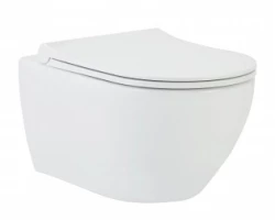 [477927] Подвесной безободковый унитаз beWash Bogen, крышка-сиденье с микролифтом, с функцией биде, белый, 88303601 +40639 ₽