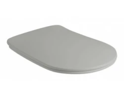 [504103] Крышка-сиденье Kerasan Nolita Slim для унитаза, микролифт, быстросъемное, светло-серый, 539159 +24320 ₽