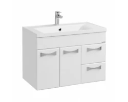 [512695] Тумба с раковиной Акватон Диор 80, 1A1678K2DR010, белая +27050 ₽