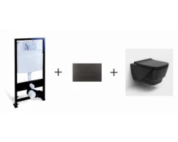 [600847] Инсталляция Geberit с безободковым унитазом Geberit iCon Rimfree, 500.300.JQ.5, сиденье микролифт, комплект Идеальная п +49633 ₽