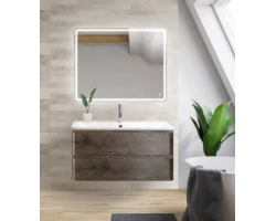 [558695] Тумба под раковину BelBagno Albano ALBANO-1200-2C-SO-RNG 120 см, подвесная, цвет robere nature grigio +35860 ₽