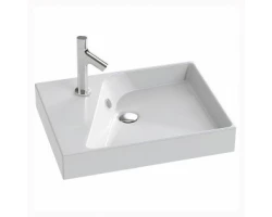 [591067] Подвесная раковина Jacob Delafon Rythmik 60 см, белая, XR112K-Z-00 (GM) +31570 ₽