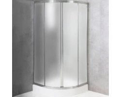 [598979] Душевой уголок BelBagno Due, 90 х 90 см, четверть круга, стекло рифленое, профиль хром, DUE-R-2-90-P-Cr +21330 ₽