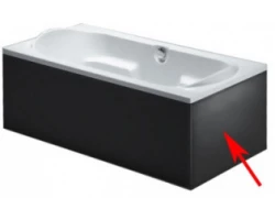 [125500] Торцевая панель Riho DECOR WOOD BLACK 80 см P083BLK00000000 +2178 ₽