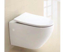 [520299] Унитаз подвесной BelBagno Due, безободковый, крышка микролифт, белый, BB3103CHR/SC +14870 ₽