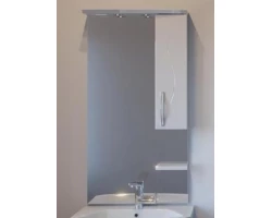 [199184] Зеркало со шкафчиком АСБ-Мебель Грета 60 +9950 ₽