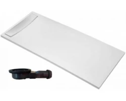 [201452] Поддон Jacob Delafon Flight Neus, 140 x 100 см, с антискользящим покрытием, белый, E66553-F-00 + слив, диаметр 90 мм, E +64841 ₽