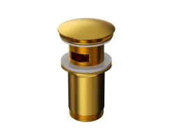 Донный клапан WHITECROSS A706GLB для умывальника, клик-клак (брашированное золото) +1910 ₽