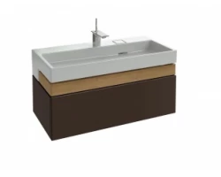 [246382] Тумба под раковину Jacob Delafon Terrace 100 EB1187-N23, подвесная, цвет - коричневый лак +174460 ₽