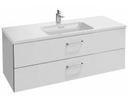 [246405] Тумба под раковину Jacob Delafon Vox 120 EB2071-R3-G1C, цвет - белый блестящий лак, угловая ручка, 120*46 см +127340 ₽