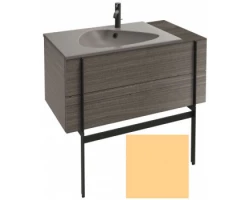 [297678] Тумба под раковину Jacob Delafon Nouvelle Vague 100 EB3031-G60, с выступом, цвет - желтый глянцевый +197240 ₽