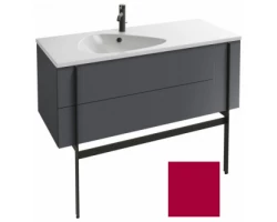 [298745] Тумба под раковину Jacob Delafon Nouvelle Vague 120 EB3036-R3, 3 ящика, цвет - малиновый глянцевый +229340 ₽