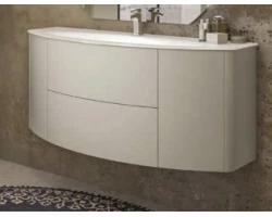 [306053] Тумба под раковину Cezares Eden 54417 121 см подвесная, цвет grigio natura +63320 ₽