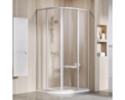 [308493] Душевой уголок Ravak Supernova SKCP4-80, профиль сатин, витраж грейп, 31140U00ZG +55980 ₽