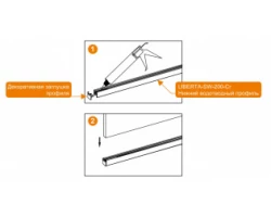 [310064] Декоративная заглушка нижнего профиля Cezares Liberta-CVR-Cr +430 ₽