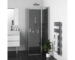 [316670] Душевой уголок Roth Limaya, 110 х 100 см, двустворчатый, стекло прозрачное +74220 ₽