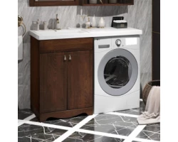 [326877] Тумба с раковиной Opadiris Клио 56 см под стиральную машину +23345 ₽