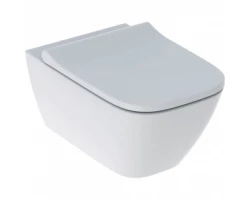 [332813] Подвесной безободковый унитаз Geberit Smyle Square Rimfree, крышка микролифт, 500.683.01.1 +30817 ₽