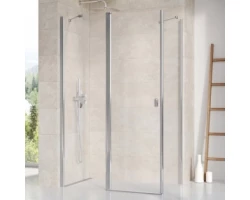 [334326] Душевой уголок Ravak Chrome CRV2+CPS, 120 x 90 см, профиль сатин, витраж транспарент, 1QVG0U00Z1/9QV70U00Z1 +118170 ₽