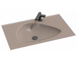 [340041] Стеклянная раковина Jacob Delafon Odeon Rive Gauche EB2562-DE3, 80 см, бронза матовая +139990 ₽