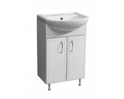 [343005] Тумба под раковину Stella Polar Концепт 50 SP-00000039, 50 см, напольная, белая +4371 ₽