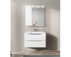 [346163] Зеркальный шкаф BelBagno Marino MARINO-SPC-800/750-1A-BL-P-L/R, 80 х 75 см, левый/правый с LED-подсветкой, Bianco Lucid +13150 ₽