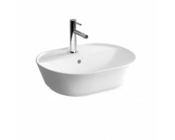 [439507] Раковина Vitra Geo 55 см накладная, с переливом, белый, 7428B003-0001 +23290 ₽