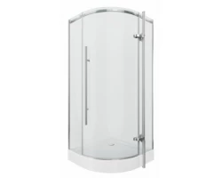 [485603] Душевой уголок Grossman Style 90 х 90 см четверть круга, дверь распашная, стекло прозрачное, хром, GR-5090 +40200 ₽