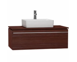 [528287] Тумба под раковину Vitra System Fit 100 см, подвесная, венге, 53792 +92890 ₽