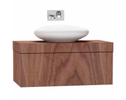 [528455] Тумба под раковину Vitra Options Lux 100 см, подвесная, орех, 52247 +92890 ₽