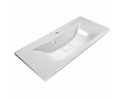 [558095] Раковина из литьевого мрамора BelBagno BB1100/450-LV-MR-PR, 110 x 45 x 15 см, белый +14670 ₽